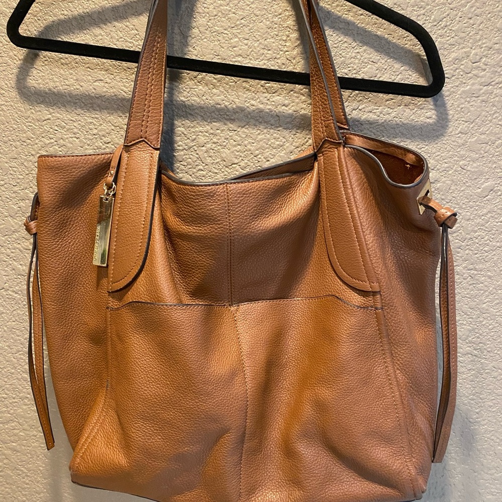 Brown Leather Tote Bag